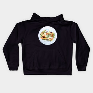 Fromages De France a foodie cheeseboard to die for Kids Hoodie